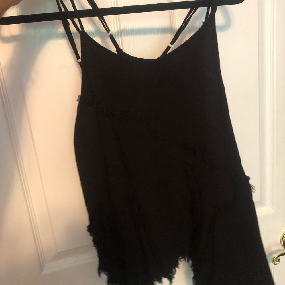 Black tank top